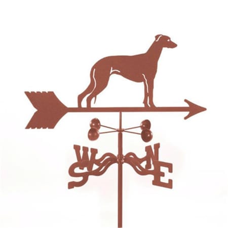 Ez Vane Greyhound Dog Weathervane with Deck Mount EZ1412-DK