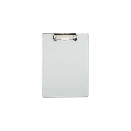Universal Aluminum Plastic Clipboard, Silver UNV40303