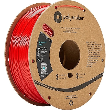 Polymaker PolyLite ASA(1.75mm, 1000g) Red PF01004