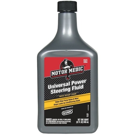 Rsc Power Steering Fluid with Stop Leak Yellow, 32 oz Bottle M2732