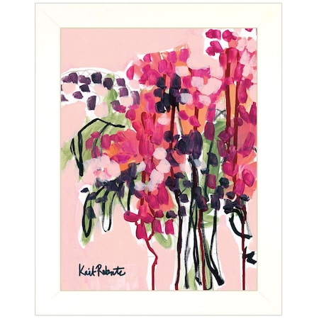 Homeroots Picked in a Field in Maine White Framed Print Wall Art 415382