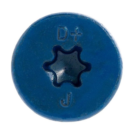 Dewalt Concrete Anchor Screw, 3/16 in Dia., Flat, 6 in L, Steel Zinc Plated, 100 PK DFM12776S