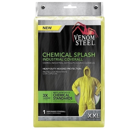 Medline COVERALL SPLASH CHEMICAL XXXL VENCV400XXLN