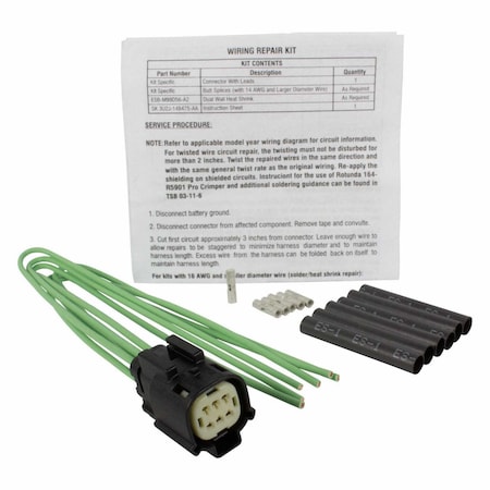 Motorcraft Headlight High / Low Beam Light Connector, WPT971
