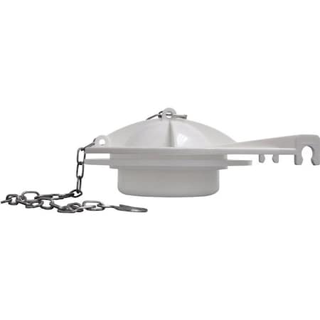 Plumb Pak Toilet Tank Flapper, Plastic, For 3 in American Standard Cadet Flush Valves K833-2