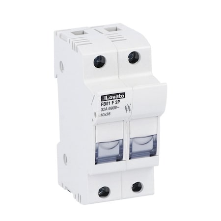 Lovato 10 X 38Mm 2P Fuse Holder, 6PK FB01F2P