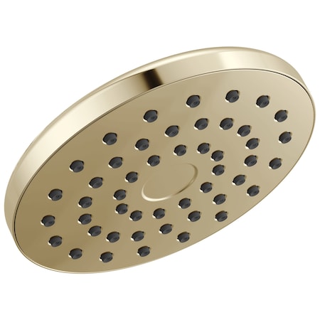 Delta Universal Showering Components Pivotpro Raincan Shower Head In Lumicoat Polished Nickel 52101-PN-PR25