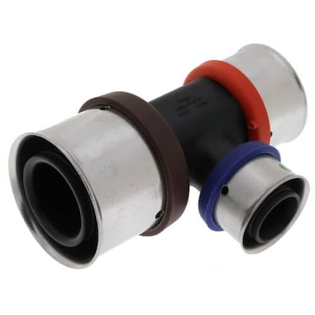 Viega Pureflow Press Tee P1 1.25 P2 1 P3 0.75 Polymer 49754