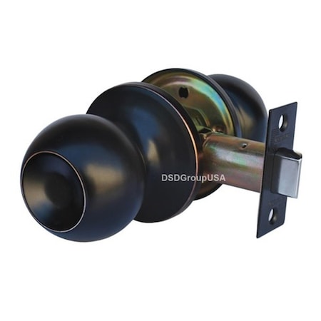 Constructor Chronos Passage Door Lever Lock Set Knob Handle Set, Oil Rubbed Bronze CO93396