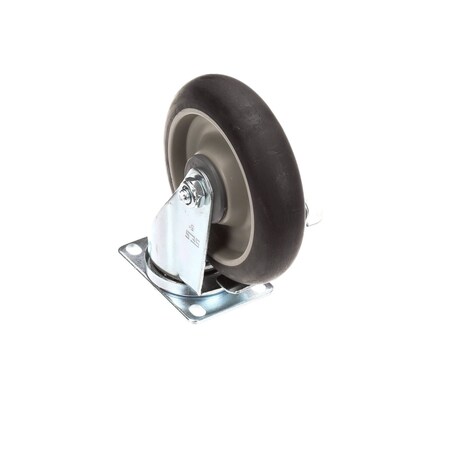 Dinex 5'' SWIVEL CASTER WITH BRAKE DXPCSTR5PPDB