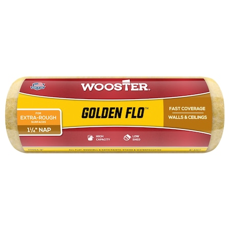 Wooster GLDNFLO ROLRCVR 9X1-1/4 in. 0RR6640090
