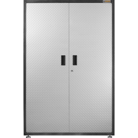 Gladiator Gear Box, 250 lb, 3Shelf, Steel, Silver Tread GAJG48KDYG