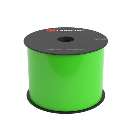 Labeltac LabelTac 4 and Pro Model Label Supply 3.5in x 150ft, Hi-Vis Green LT3522