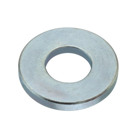 Zoro Select Flat Washer, For Screw Size 5/16" , Steel Zinc Plated Finish Z9182-BEV-HZN