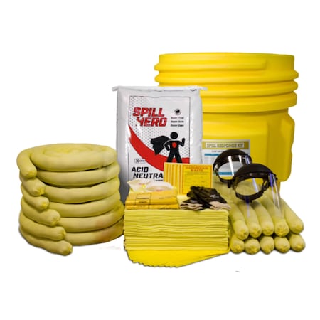 Xsorb Spill Kit, Acid Neutralizer, 65 gal. XKD65N