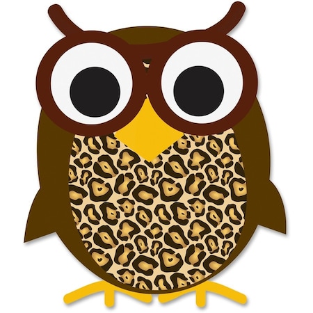 Ashley Productions Magnetic Whiteboard Eraser, Wise Owl, PK6 10009