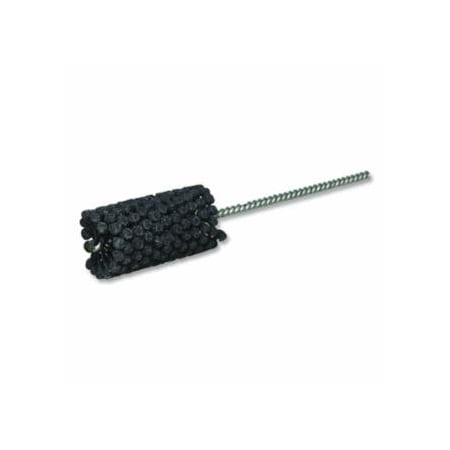 Weiler CrossFlex Bore Brush, Abrasive Globules, 1 in Dia, 7.875 in L, 0.213 in Stem Dia, 120 Grit 804-34190