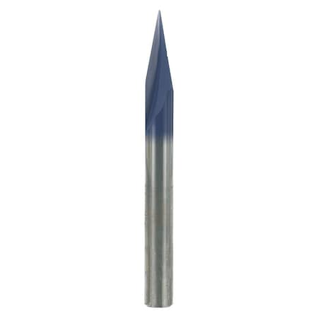 Freud Carving Router Bit, 1/4 in Dia Cutter, 5/8 in L Cutting, 2-1/2 in OAL, 1/4 in Dia Shank, Carbide 70-110