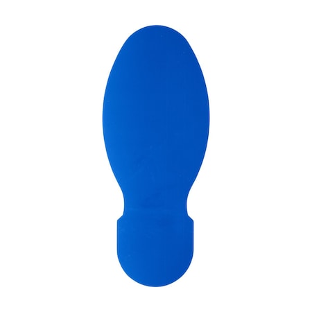 Brady ToughStripe Max Floor Marking Footprint 10 in W x 4 in H Blue, 20PK 177091