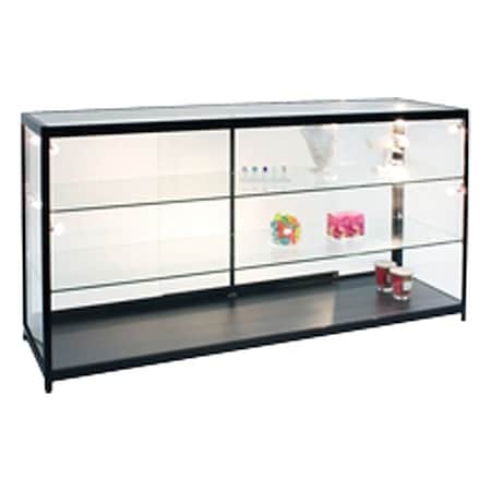 Specialty Store Services Display Case, 38 in H, 70 in W 20140BK