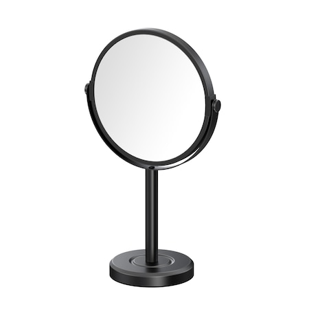 Gatco Latitude II Table Vanity Mirror, Matte Black 1386MX