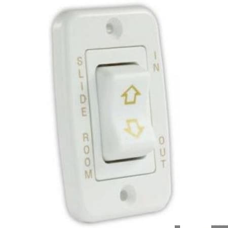 Jr Products LOW PROFILE SINGLE SLIDE-OUT SWITCH, BLACK 12355