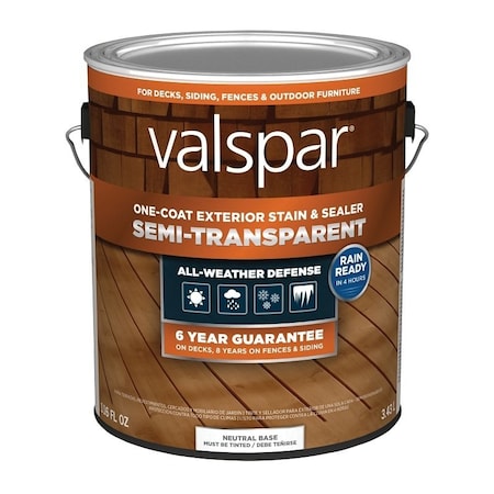 Valspar STN&SEALER SM-TRNSP NEUT BS 1G VL1028086-16
