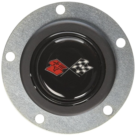 Grant Signature Series Horn Button Corvette Flags G19-5652