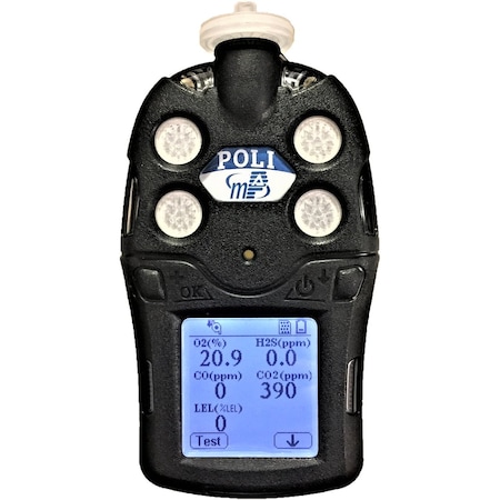 Mpower POLI MP400P Pump CO2/LEL/O2/CO+H2S, usCSAc MP400P-5Gas-NDIR
