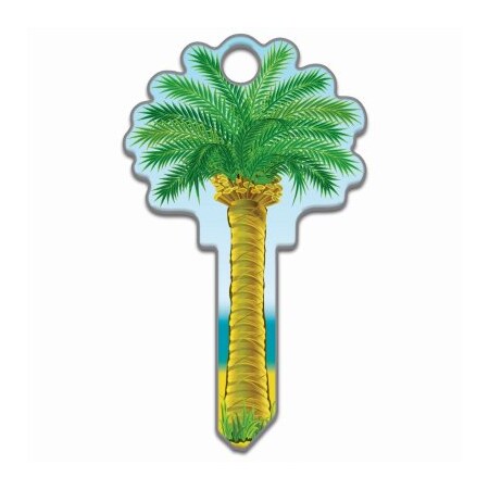 Lucky Line KW1 Palm Tree Key Blank, 5PK B112K