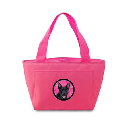 Carolines Treasures Pink Australian Kelpie Zippered Insulated School Washable And Stylish Lunch Bag Cooler SS4774-PK-8808
