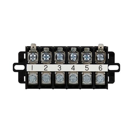 Eaton Bussmann BarrierTerminalStrip, 60A, 6AWGMax, 600V KUH12A