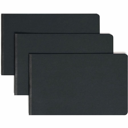 Smead End Opening PressGuard Report Cover, Prong Fastener, Legal, Black 81132