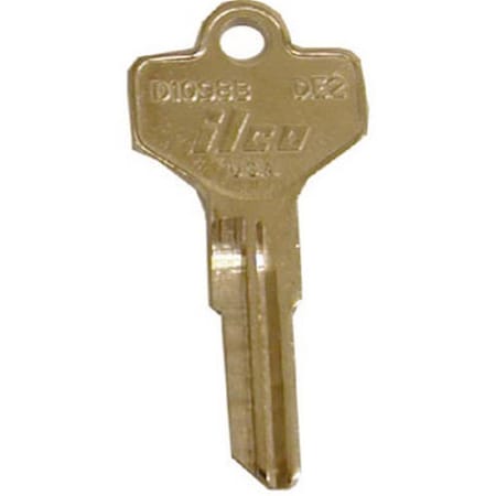 Dormakaba DE2-D1098B 0.05 x 0.1 in. Ilco Key Blank For Dexter Locksets, 10PK 556103