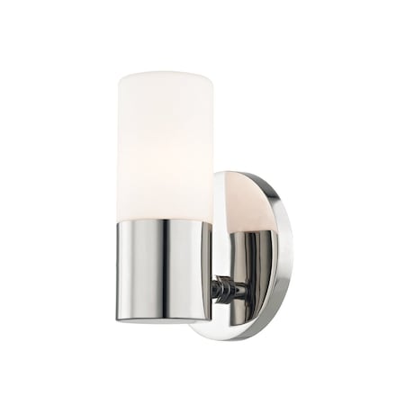 Mitzi Lola 1 Light Wall Sconce 4.75 In. Polished Nickel H196101-PN