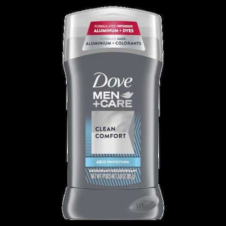 Dove Men+Care Clean Comfort Deodorant Stick, 3 Ounce, 12PK 7216