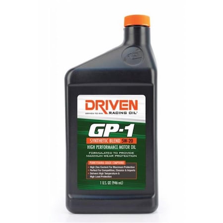 Driven Racing Oil 19206 1 qt. 5W20 GP-1 Motor Oil JGP19206