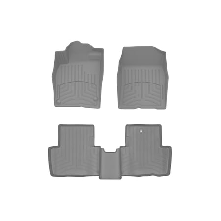 Weathertech Grey, Front and Rear FloorLiner HP 46943-1-2IM