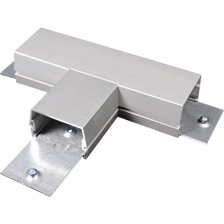 Wiremold Tee Fitting, Gray, Aluminum AL2415