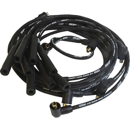 Msd Co. 5531 Street Fire Wires Spark Plug Wire Set, Black M46-5531