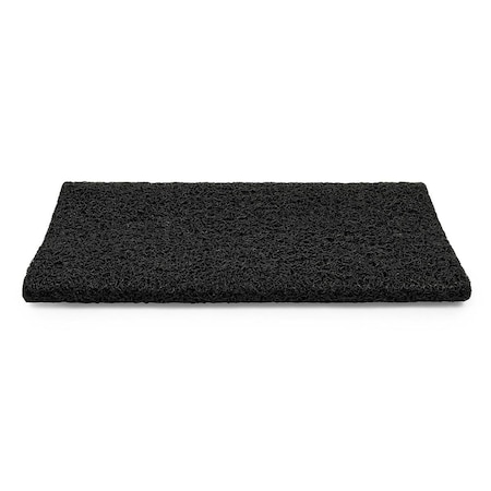 Strike3 17.5 x 18 in. Scrub Rug Trpe - Black ST353736