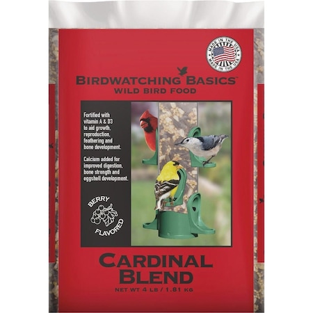 Birdwatching Basics 4 Lb. Cardinal Blend Wild Bird Food 9544