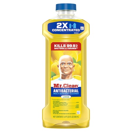 Sofidel Mr.Clean Antibacterial Liquids 23 oz, Lemon, 680 Ml 6892