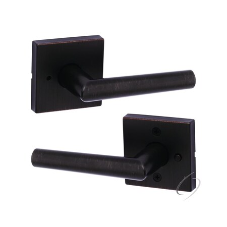 Kwikset Milan Square Privacy Door Lock w/6AL Lat 155MILSQT-11P