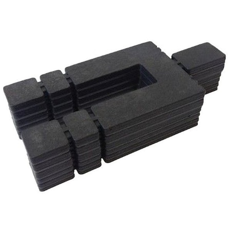 Precision Brand Construction Shim, g Black, Plastic, PK1008 6167