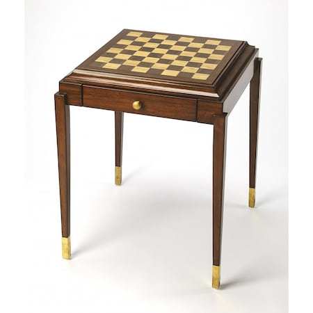 Homeroots 23" Brown Wood Square Coffee Table With Drawer 389894