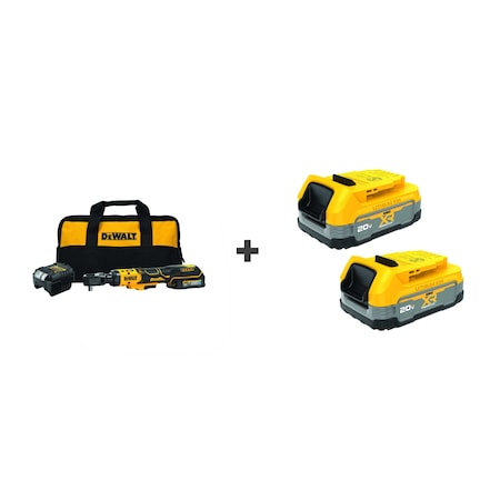 Dewalt MAX 3/8IN RATCHET KITTED - GE1 20V DCF513GE1/DCBP034-2