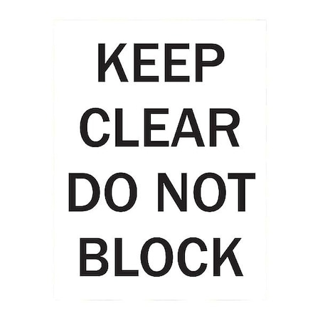 Mighty Line Floor Sign, 36 in H KCDNB2436