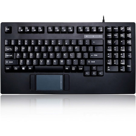 Adesso Publishing Adesso Easytouch Usb Compact Keyboard w/ Glide Point Touchpad , Fits AKB-425UB