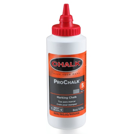 Kraft Tool Kraft Tool 8 oz. Red Chalk GG306